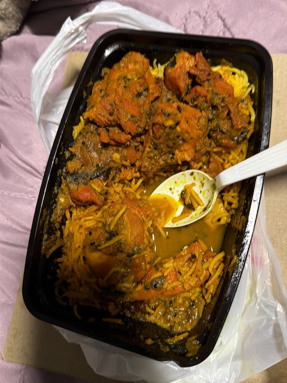 Spiced Chicken Curry with Biryani Rice